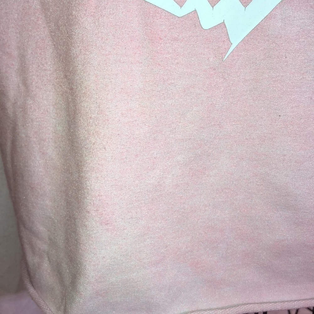 Gym Shark cropped hoodie tie dye print size small training hoodie gym workout - Picture 3 of 7
